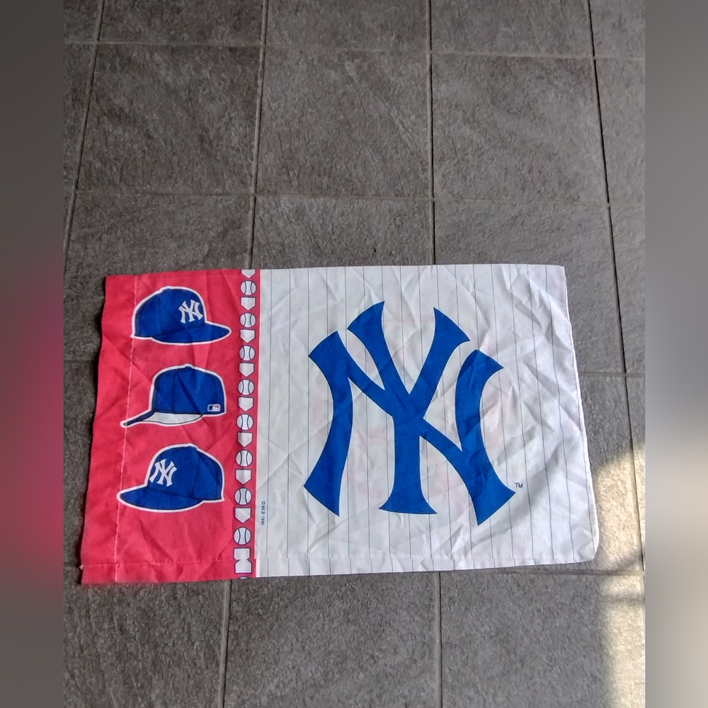 New York Yankees baseball pillow case Vintage MLB 1996 - Picture 3 of 16